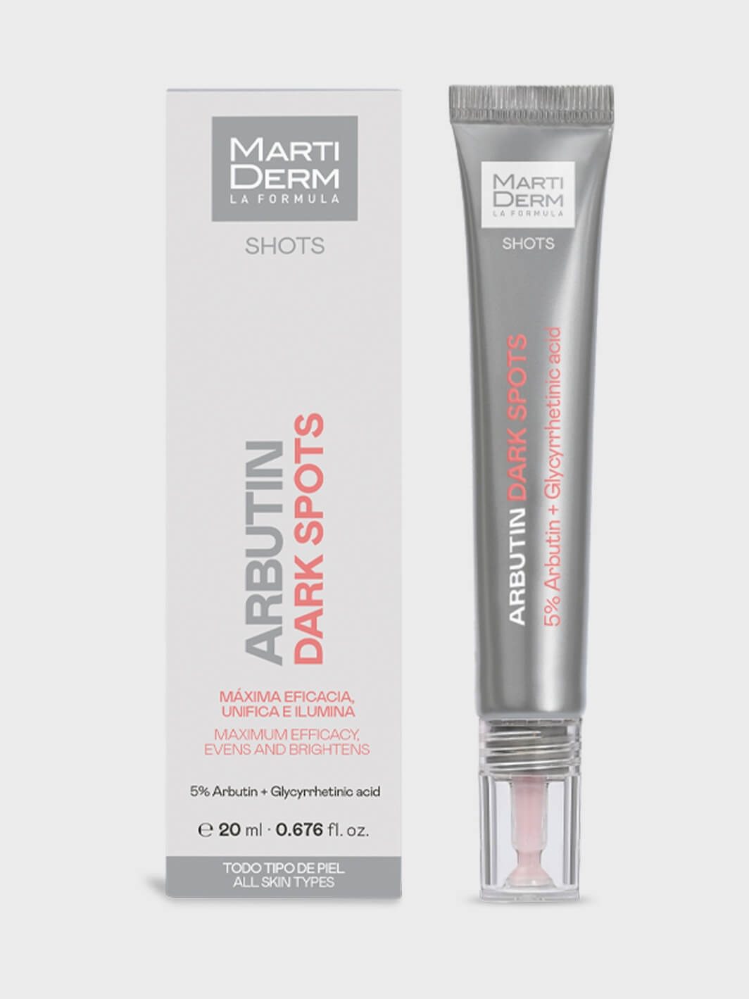 arbutin dark spots caja producto