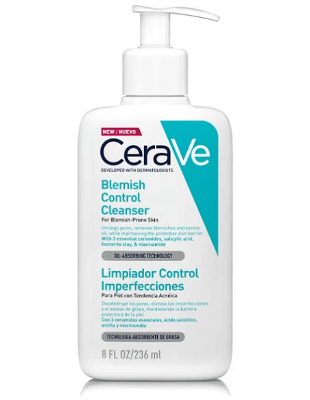 limpiador control imperfecciones cerave 236 ml