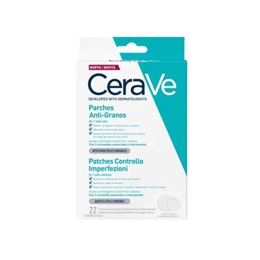 cerave parches control imperfecciones 22 unidades