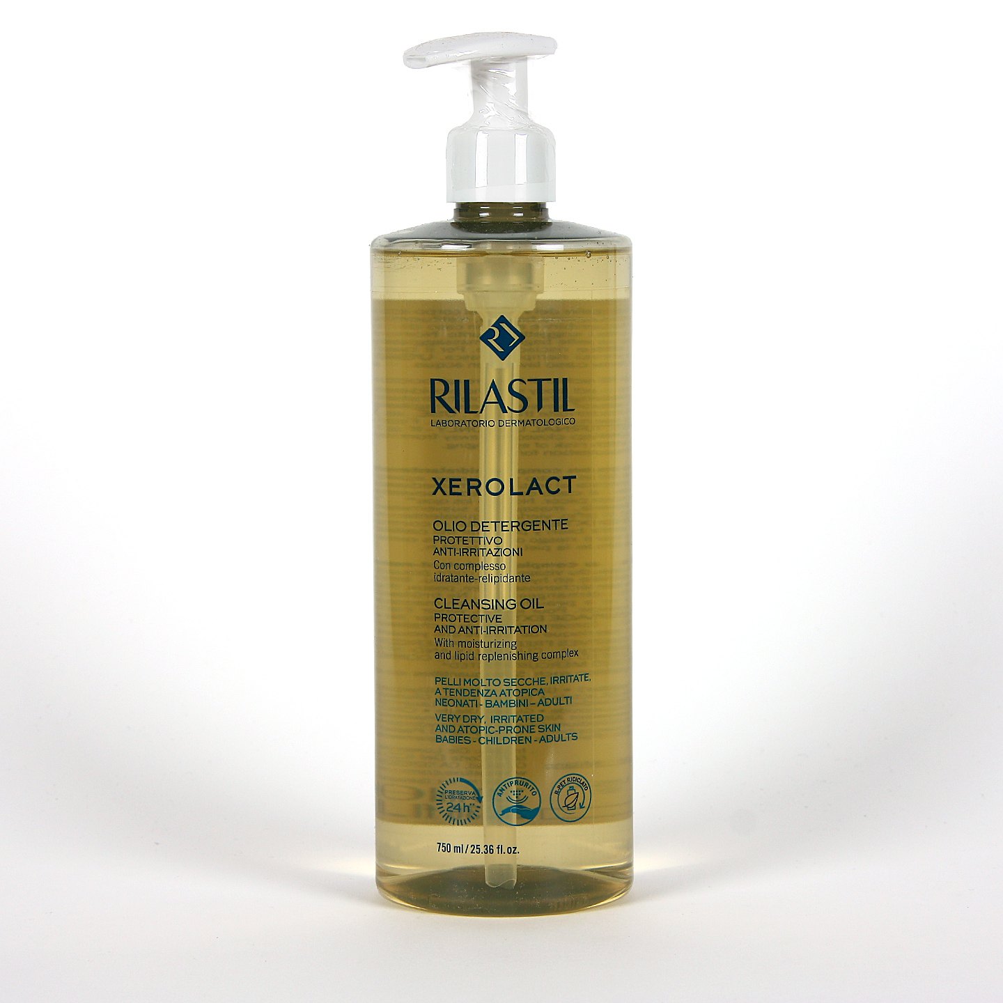rilastil xerolact aceite limpiador 750 ml 1440